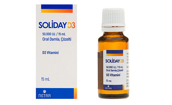 Netra | SOLİDAY D3 50.000 I.U. /15 mL Oral Damla, Çözelti